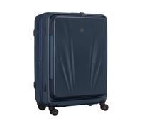 WENGER Skyon, Large Hardside Case, 4 wheels dual caster, 103 (120) l, TSA Lock, Women Men, Travel, Vacation, navy blue, 653568