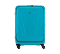 Wenger Skyon Large Hartschalenkoffer, Trolley mit 4 Rollen, 103 (120) l, Sicherheitsschloss, Reisen Urlaub, Türkis