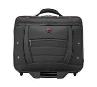 Wenger Synergy Wheeled Laptop case, for Men and Women, Business Trolley case, 15.6-inch Notebook, 24 L, Organizer, Office or Travel, Black, 612476