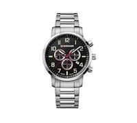 WENGER Unisex Chronograph Quartz Watch with Stainless Steel Strap 01.1543.102
