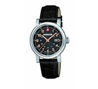 Wenger Urban Classic Women's Quartz Watch with Black Dial Analogue Display and Black Stainless Steel Strap 011021105