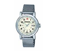 Wenger Urban Classic Women's Quartz Watch with Silver Dial Analogue Display and Silver Stainless Steel Bracelet 011021103