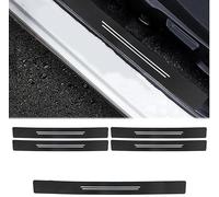 wengjun 5 Piece Car Carbon Fiber Door Sill Protector Strips Set for Lexus UX 250h 2019-2023 2024, Anti Scratch Stickers Styling Decorative Accessories
