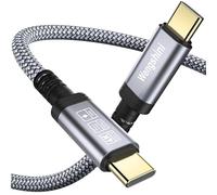 Wengshini USB C to USB C cable 2M,240W/20Gbps USB C 3.2 Gen2 x 2 data cable, 4K@60HZ video transmission Video transmission for laptop, mobile phone, Steam Deck, tablet, SSD, monitor etc.