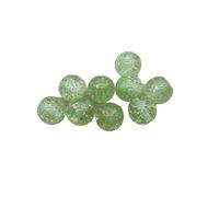 WENH 10/12/16mm Resin Powder Effect Round Beads for Handmade Bracelet/Necklace DIY Parts Jewelry Findings&Components(Green_10mm 1000pieces)