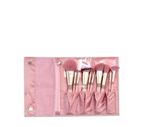 WENH 10pcs Professional Diamond Makeup Brushes Set Foundation Eyeshadow Powder Blush Eyebrow Eyelash Brush Face Cosmetic Beauty Tools(With bag)