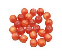 WENH 12x11mm 500pcs Resin Marble Effect Cylind Beads for Handmade Earring/Necklace DIY Parts.Jewelry Findings&Components(Red)