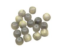 WENH 12x11mm 500pcs Resin Marble Effect Cylind Beads for Handmade Earring/Necklace DIY Parts.Jewelry Findings&Components(Grey)