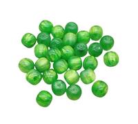 WENH 12x11mm 500pcs Resin Marble Effect Cylind Beads for Handmade Earring/Necklace DIY Parts.Jewelry Findings&Components(Green)