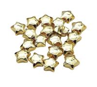 WENH 17X18mm 100pcs Effect Star Shape Beads for Handmade Necklace Earring DIY Accessories,Jewelry Findings&Component