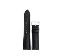 WENH 18mm 19mm 20mm 21mm 22mm Sailcloth Straps For Watches Men Women Quick Release Waterproof Watch Band(Black-black line,21mm)