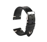 WENH 18mm 19mm 20mm 22mm Watch Band Crack Pattern Wristband Belt Quick Release Bar(Bown,22mm)