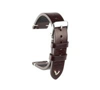 WENH 18mm 19mm 20mm 22mm Watch Band Crack Pattern Wristband Belt Quick Release Bar(Coffee,20mm)