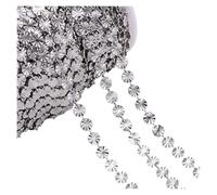 WENH 1Meter Stainless Steel Chains Embossing Round Love Heart Chains