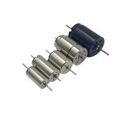 WENH 1pc 8mm-10mm-12mm-15mm-17mm 816/1020/1215/1524/1725 Mini Coreless Dual Shaft Motor DC6V 9V 12V High Spee(15mmx24mm)