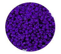 WENH 2/3/4mm 1000pcs Solid Color Glass Rice Beads Round Seed Beads for Jewelry Making DIY Bracelet Earring Beaded Accessories(Sapphire Blue,3mm)