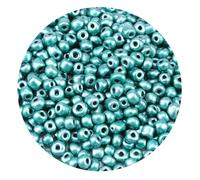 WENH 2/3/4mm 1000pcs Solid Color Glass Rice Beads Round Seed Beads for Jewelry Making DIY Bracelet Earring Beaded Accessories(Green,4mm)