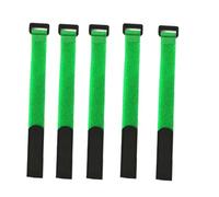 WENH 30/50Pcs Reusable Hook and Loop Tie Down Fastener Cable Straps with Buckle Adjustable Cord Management Wire Organizer Cinch Strap(Green,20x400mm 50Pcs)