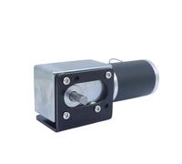 WENH 5882-50ZY DC 12V 24V 1.5-533RPM Adjust Speed Self-locking Reversible High Torque Worm Gear Motor(Double shaft,3RPM_24V)