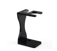WENH Acrylic Shaving Brush Stand, Men's Razor Stand Holder For Brush Maintain Traditional Wet Shave Tool Black
