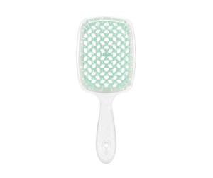 WENH Air Cushion Comb Tangled Hair Comb Hair Brush Massage Anti-Static Hollow Out Wet Curly Hair Brushes Barber Styling Tool(Green)