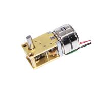 WENH DC 5V GM1218-15BY Micro Motor 2-Phase 4-Wire Full Metal Gearbox Worm Gear Stepper Motor(Ratio 603)