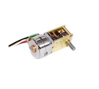 WENH DC 5V GM1218-15BY Micro Stepper Motor Metal Gearbox Worm Gear Brushless 2-Phase-4-Wire(236 1)