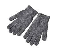 WENH Elastic Full Finger Gloves Warm Thick Cycling Driving Fashion Women Winter Warm Cashmere Knitted Outdoor Five Finger Gloves(Adult-charcoal)