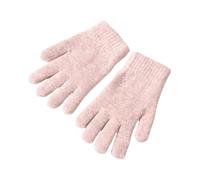 WENH Elastic Full Finger Gloves Warm Thick Cycling Driving Fashion Women Winter Warm Cashmere Knitted Outdoor Five Finger Gloves(Kids-mix pink)