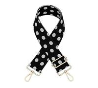 WENH Fashion Polka Dot Bag Shoulder Strap Women Bag Accessories One Shoulder Diagonal Adjustable Replacement Long Shoulder Strap(Y1,Silver metal)