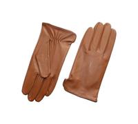 WENH Gloves Men's Leather Unlined Thin Summer Can Outdoor Sports Driving Riding Gloves Spring And Autumn(Light yellow brown,9)