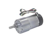 WENH JGB37-3530 DC Encoder Geared Motor 12V Low Speed Large Torque Angular Speed Signal(12V 500RPM)