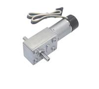 WENH JGY-370 Encoder Reducer Motor Turbo Worm Low Speed Motor Double Output Shaft Motor DC6V 12V 24V 6 10 18 23 30 40 66 90 150 RPM(6V Single motor,40RPM)