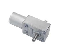 WENH JGY370 6V Dual Output Shaft Reducer Motors 12V Volt DC Worm Geared Double Motor 24V Reversed Reduction Self-lock(66rpm,6V)