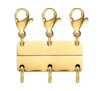 WENH Layered Necklace Clasp 18K Gold and Silver Color Necklace Separator for Layering Multiple Necklace Clasps and Closures for Women(4)