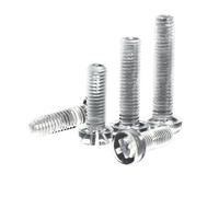 WENH M2 M2.5 M3 M4 M5 M6 PC Transparent Round Head Screw Clear Plastic Acrylic Insulated Fixing Nylon Cross Screws 30~60PCS(45PCS,M6x15mm)