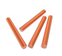 WENH M4 5 6 8 10 12 * 30 40 50 60 80 90 100 200 T2 Copper Threaded Rods Bars Studding Studs Full Thread Copper Screw Rod(M8x70)