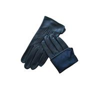 WENH Men's Thin Leather Gloves Outdoor For Cycling And Driving(Striped Silk lining,9.5)