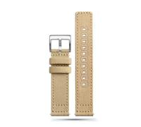 WENH Nylon Canvas Watch Bands Quick Release Wrist Straps Breathable Waterproof 18mm 19mm 20mm 22mm(Khaki 1,22mm)