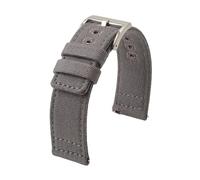 WENH Quick Release Nylon Canvas Watch Strap 18mm 20mm 22mm Bracelet Buckle Watchbands(Grey 1,19mm)