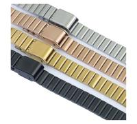 WENH Solid Stainless Steel Watch Strap Bamboo Pattern Metal Band For Men And Women's Bracelet 10-20mm(Silver,18mm)