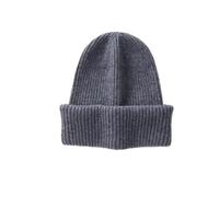 WENH Winter Cold-proof Knitted Hats Men Women Cycling Windproof Headscarves Thickened Ear-protecting Woolen Warm Outdoor Hats(Grey)