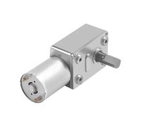 WENH ZGY370 Worm Gear Motor JGY370 4632 DC 6V 12V 24V High Torque Worm Reversible Turbo Metal Geared Gear-box Reducer(30rpm,6V)