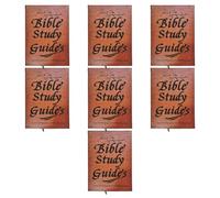 WENHESHAOQI 66-Page Bible Study Journal & Daily Devotional for Women - Leather Christian Gift with Scripture Quotes, Reading Plan for Beginners, Teens Girls-7pcs