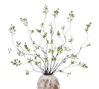 Wenhuidr 4 Pack Artificial Ficus Branches - 98CM Faux Greenery Twigs for Vase Decoration - Realistic Eucalyptus Stems with Leaves - Ideal for Home, Office, and Wedding Centrepieces