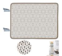 WENIFU Cat Nail File Scratcher Wrapped Around a Cat Scratching Post, 16.73×13.38 Inches Sisal Cat Scratch Pad with 80 Aluminum Oxide Grit, Nail File for Cats Can Help to Trim Your Cat's Nails