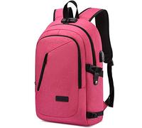 WENIG Anti-Theft Laptop Backpack for Women, School Bag with USB Port and Lock, Business Backpacks for Women Men Fit 15.6 Inch Laptops College Student Gift,Bookbag