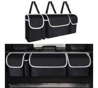 WENINETIES 1 Pack Car Boot Organiser for VW T-ROC TROC A11 2017-2024, Hanging Rear Seat Storage Bag Back Seat Tidy Net Auto Interior Accessories Space Saving