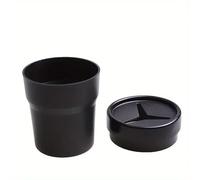 WENINETIES 1 Pack Car Trash Can Bin for Jeep Avenger 2022-2025, Portable Mini Vehicle Dustbin Leakproof Auto Garbage Organizer Storage Accessories Black