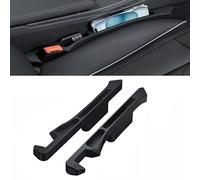 WENINETIES 2 Pack Car Seat Gap Filler Organizer for Seat Ibiza 5-türer FR ab Bj.2018, Soft Polyurethane Side Crevice Blocker with Phone Slot Storage Box Strips,Black